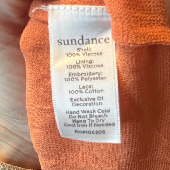 Sundance Yasmina Terracotta Orange Maxi Dress size S - Picture 12 of 12